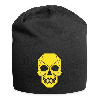 Halloween Kostüm Kürbis Scary Spooky Horror Party - Jersey-Beanie - Schwarz - Vorne