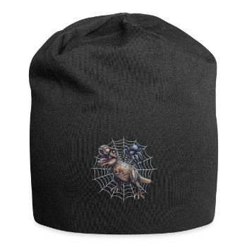 Halloween Kostüm Kürbis Scary Spooky Horror Party - Jersey-Beanie - Schwarz - Vorne