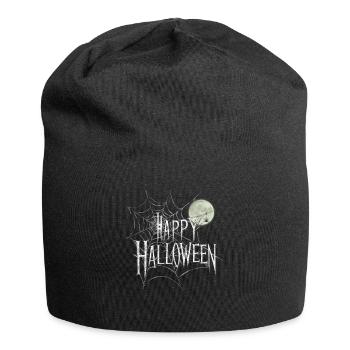 Halloween Kostüm Kürbis Scary Spooky Horror Party - Jersey-Beanie - Schwarz - Vorne