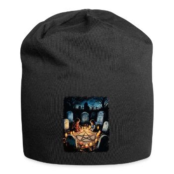 Retro Vintage Design Occult Summoning Rituals - Jersey Beanie - black - Front
