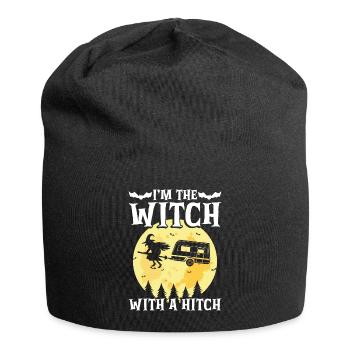 Halloween Ich Bin Die Hexe Mit Einem Haken - Jersey-Beanie - Schwarz - Vorne
