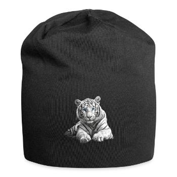 Tigre blanc Weiße Tigre Weißer Tigre - Bonnet en jersey - noir - Devant