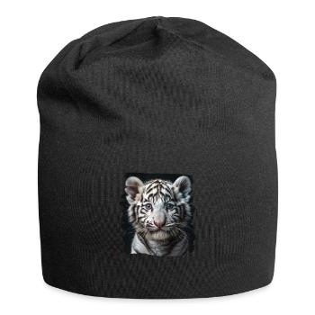 Tigre blanc Weiße Tigre Weißer Tigre - Bonnet en jersey - noir - Devant