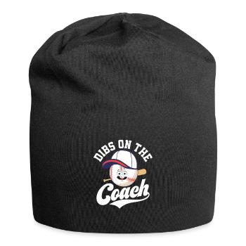 Dibs On The Coach Baseball Sport Fan - Bonnet en jersey - noir - Devant