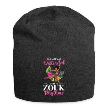 Witziger Zouk Tänzer Spruch - Jersey-Beanie - Anthrazit - Vorne