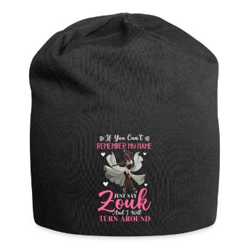 Witziger Zouk Tänzer Spruch - Jersey-Beanie - Schwarz - Vorne