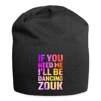 Witziger Zouk Tänzer Spruch - Jersey-Beanie - Schwarz - Vorne