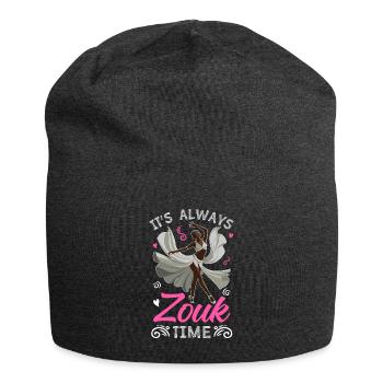 Witziger Zouk Tänzer Spruch - Jersey-Beanie - Anthrazit - Vorne