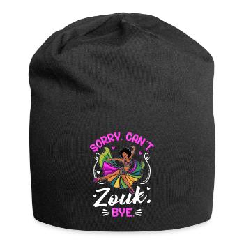 Witziger Zouk Tänzer Spruch - Jersey-Beanie - Schwarz - Vorne