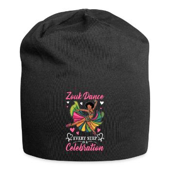 Witziger Zouk Tänzer Spruch - Jersey-Beanie - Schwarz - Vorne