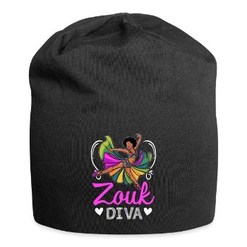 Witziger Zouk Tänzer Spruch - Jersey-Beanie - Schwarz - Vorne
