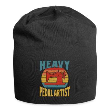 Heavy Pedal Artist - Machine à coudre Quilter - Bonnet en jersey - noir - Devant