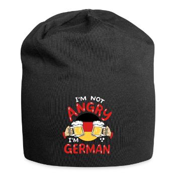 Deutschland Bierliebhaber - Jersey-Beanie - Schwarz - Vorne