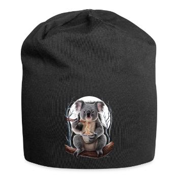 Koala - Jersey-Beanie - Schwarz - Vorne