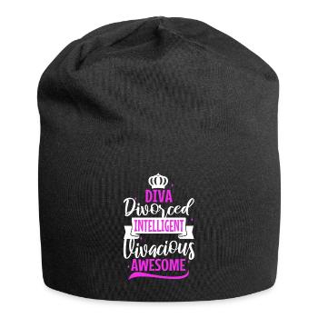 Divorce Diva - Jersey-Beanie - Schwarz - Vorne
