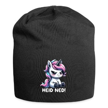 Heid Ned Dialecte Licorne - Bonnet en jersey - noir - Devant