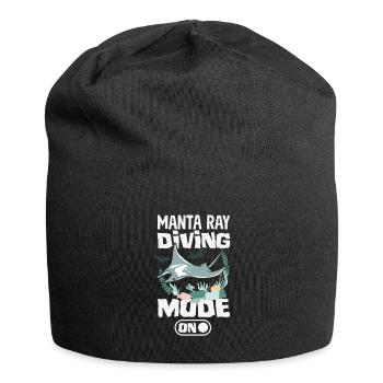 Ocean Animal Diving Stingray Mantarochen - Jersey-Beanie - Schwarz - Vorne