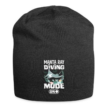 Ocean Animal Diving Stingray Mantarochen - Jersey-Beanie - Anthrazit - Vorne