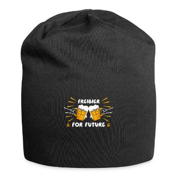 Bière gratuite pour l’avenir - Bonnet en jersey - noir - Devant