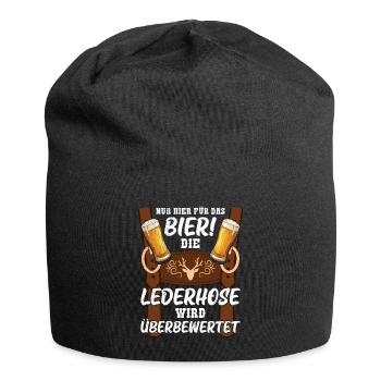 No Lederhosen, just drink beer, Bavarian - Jersey Beanie - black - Front