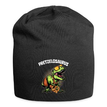 Oktobasaurus Rex Pretzelrex Pretzelsaurus - Jersey-Beanie - Schwarz - Vorne