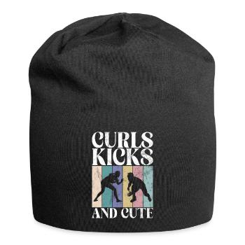 Lutteuse Fille Grappling Lutteuse Femmes - Bonnet en jersey - noir - Devant