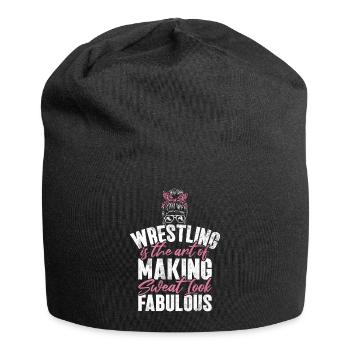 Lutteuse Fille Grappling Lutteuse Femmes - Bonnet en jersey - noir - Devant