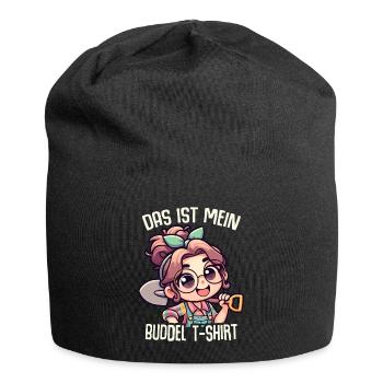 Garten Geschenk Gärtnerin Geburtstag Geschenk - Jersey-Beanie - Schwarz - Vorne