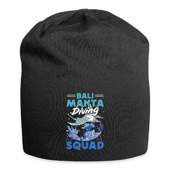 Ocean Animal Diving Stingray Mantarochen - Jersey-Beanie - Schwarz - Vorne