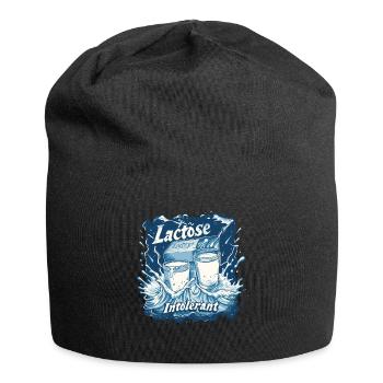 Tolérant au lactose ou intolérant au lactose - Bonnet en jersey - noir - Devant