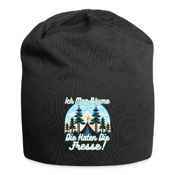 J’aime les arbres qui retiennent la nourriture - Bonnet en jersey - noir - Devant