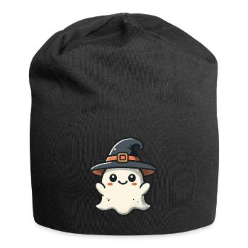 Lustiger Hexen Geist Gespenstische Party - Jersey-Beanie - Schwarz - Vorne