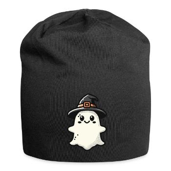 Lustiger Hexen Geist Gespenstische Party - Jersey-Beanie - Schwarz - Vorne