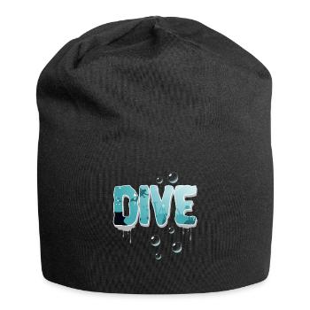 Taucher Tauchen - Jersey-Beanie - Schwarz - Vorne
