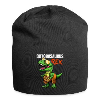 Oktobasaurus Rex Pretzelrex Pretzelsaurus - Jersey-Beanie - Schwarz - Vorne