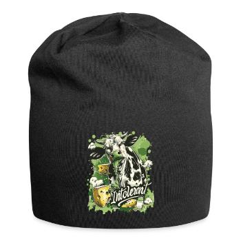 Lactose tolerant or lactose intolerant - Jersey Beanie - black - Front