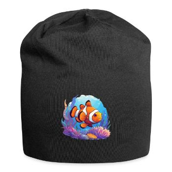 Clownfish Clownfische Clownfisch - Jersey-Beanie - Schwarz - Vorne
