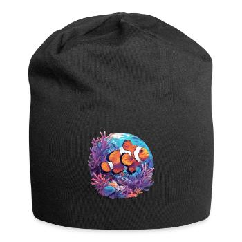 Clownfish Clownfische Clownfisch - Jersey-Beanie - Schwarz - Vorne