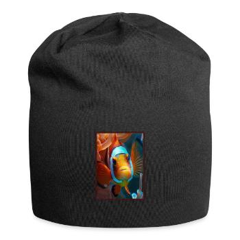 Clownfish Clownfische Clownfisch - Jersey-Beanie - Schwarz - Vorne