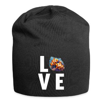 Clownfish Clownfische Clownfisch - Jersey-Beanie - Schwarz - Vorne