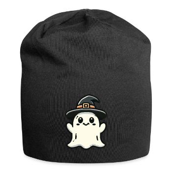 Lustiger Hexen Geist Gespenstische Party - Jersey-Beanie - Schwarz - Vorne