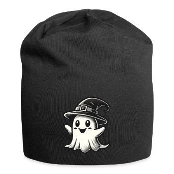 Lustiger Hexen Geist Gespenstische Party - Jersey-Beanie - Schwarz - Vorne