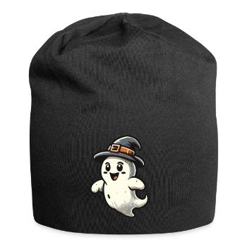 Lustiger Hexen Geist Gespenstische Party - Jersey-Beanie - Schwarz - Vorne