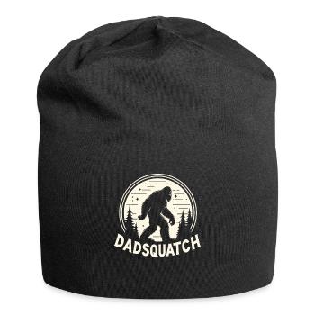 Bigfoot DADSQUATCH Dad Dad Dad Gift - Jersey Beanie - black - Front