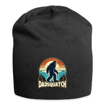 Bigfoot DADSQUATCH Dad Dad Dad Gift - Jersey Beanie - black - Front