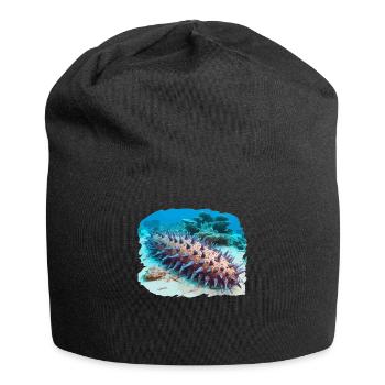 Sea Cucumber Seegurken Seegurke - Jersey-Beanie - Schwarz - Vorne
