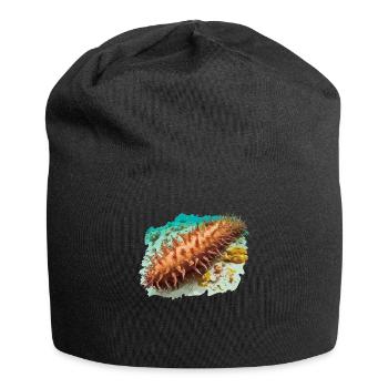 Sea Cucumber Seegurken Seegurke - Jersey-Beanie - Schwarz - Vorne