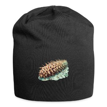 Sea Cucumber Seegurken Seegurke - Jersey-Beanie - Schwarz - Vorne