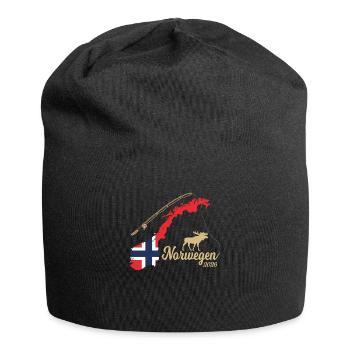 Norwegen 2026 Wildnis Erlebnis - Jersey-Beanie - Schwarz - Vorne