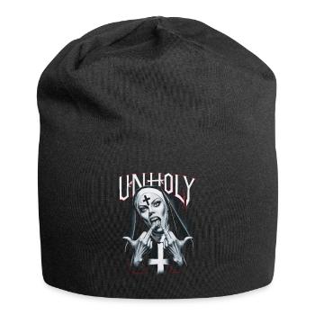 Provocative and expressive – rebellious fashion - Jersey Beanie - black - Front